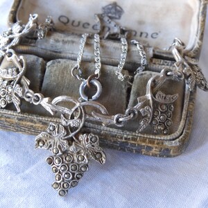 Lovely Decorative Vintage 1950s Marcasite Necklace