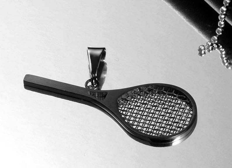 Stainless Racket Stainless Steel Tennis Racket Charms-movement Charms Pendants - Etsy