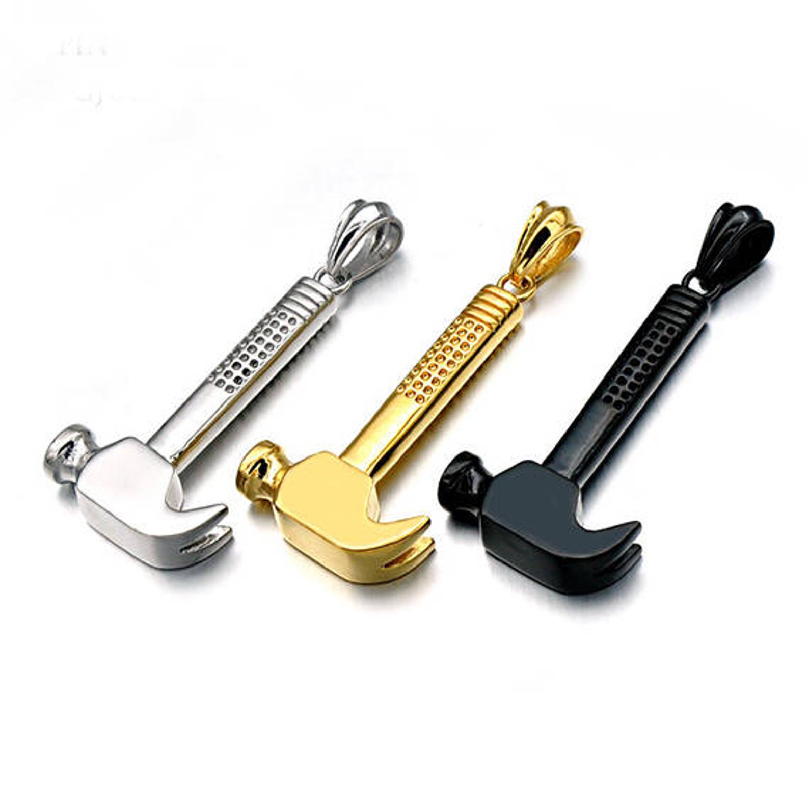 32x62mm Stainless Steel Hammer Charms 3D Charms Tool Charms Etsy