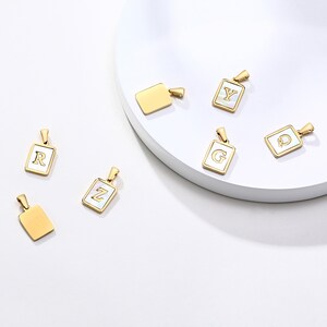 English letters - letter necklace pedant charms