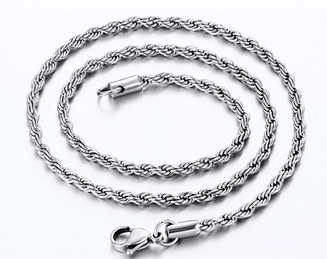Stainless Steel Chain Bulk Chain Jewelry Making Chain Men Etsy