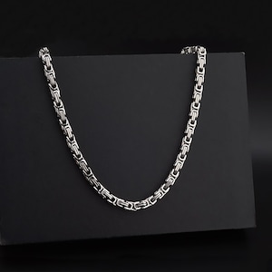 Collier homme chaîne en acier inoxydable, chaîne de fabrication de bijoux, bijoux à faire soi-même