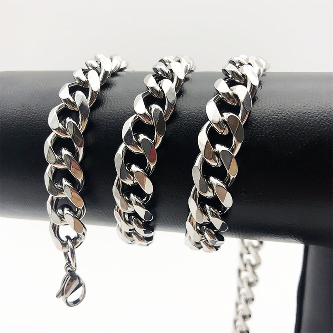 5pcs 60cm Stainless Steel Chain Basic Diy Jewelry Making Supplies