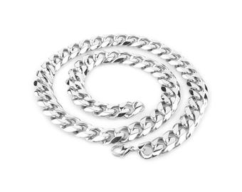Mens Necklace Stainless Steel Chain, Jewelry Making Chain, Fine Chain,mens, DIY Jewelry,Christmas gift