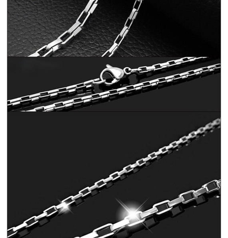 Mens Necklace Stainless Steel Chain Bulk Chain Jewelry Etsy