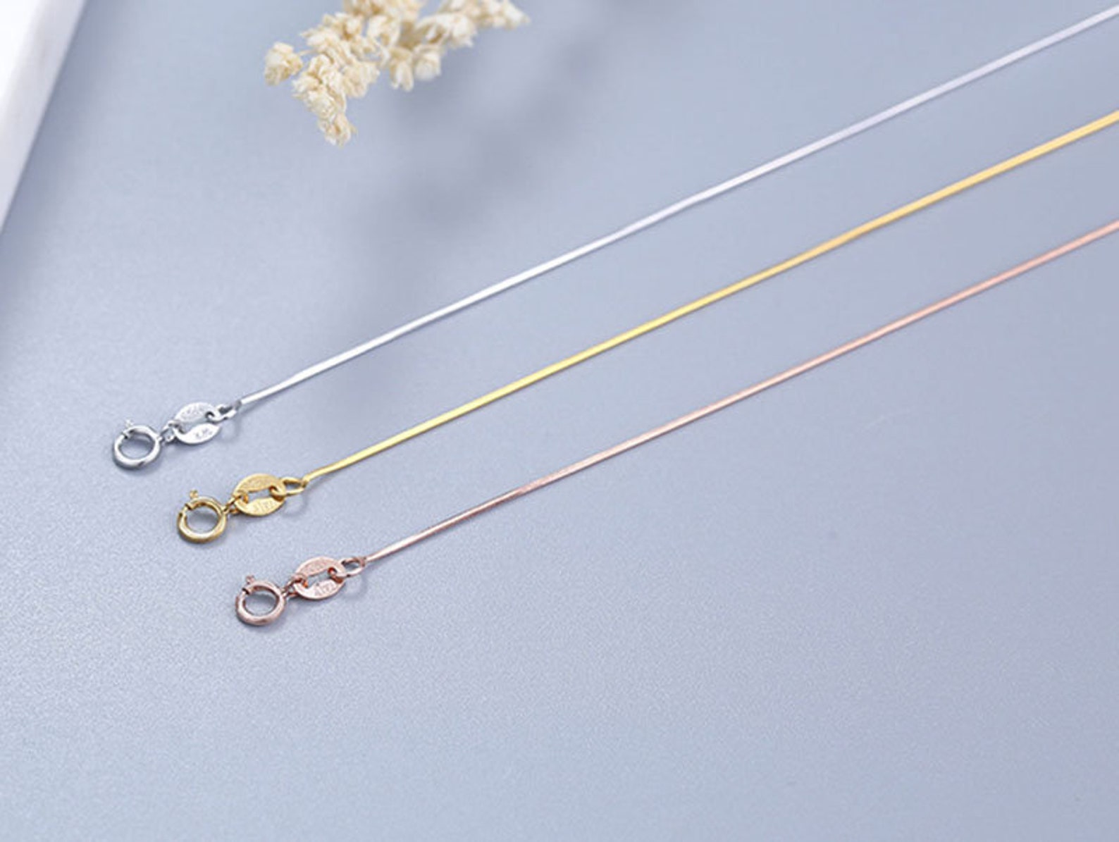 Sterling Silver Chain Bulk Chain Jewelry Making Chain Fine Etsy