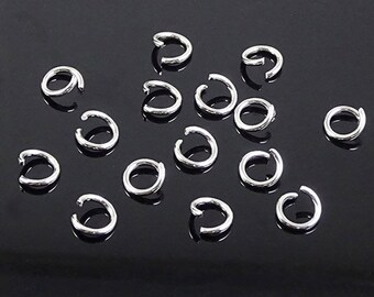 Stainless Steel jump rings-Open Jump Ring O Rings Handmade Jewelry Finding 5mm 6mm 8mm