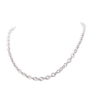 Chaîne en acier inoxydable, chaîne en gros, chaîne de fabrication de bijoux, maillons en O de chaîne de style Rolo, hypoallergénique, maillons de 2-3 mm, taille du lot 18 à 30 pouces,