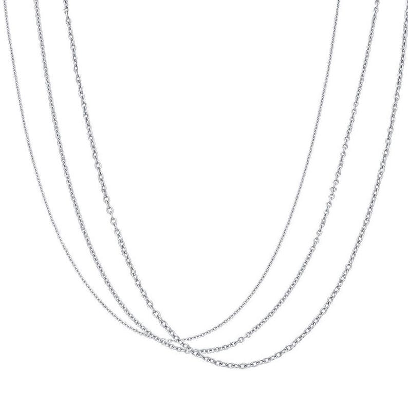 Stainless Steel Chain Bulk Chain Jewelry Making Chain Rolo Etsy