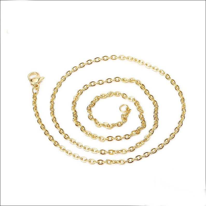 Stainless Steel Chain Handmade Chain Necklace Chainnickel Etsy