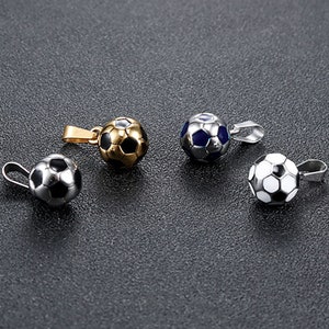 Stainless steel Football Charms Pendants, Sports Charms,ball charms,3D Charms