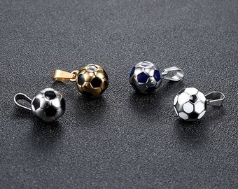 Fotbollshänge i rostfritt stål: 3D-sportboll (12 mm)