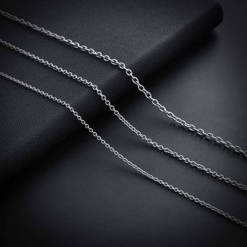 Stainless Steel Chain Bulk Chain Jewelry Making Chain Rolo Etsy