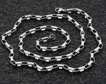 Stainless Steel Box Chain: DIY Jewelry Making, Bulk Chain