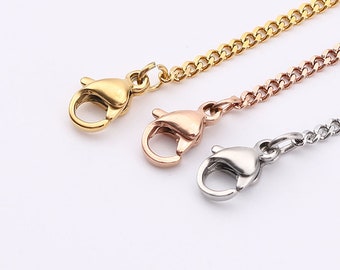 Stainless Steel Chain, Jewelry Making Chain, Fine Chain,mens, DIY Jewelry