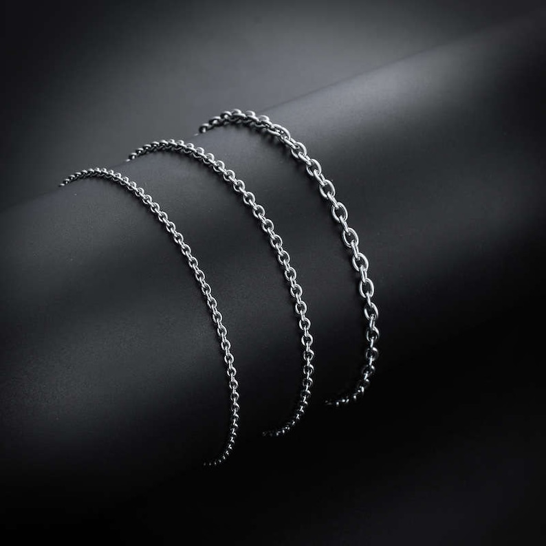 Stainless Steel Chain Bulk Chain Jewelry Making Chain Rolo Etsy