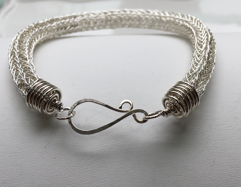 Sterling Silver Viking Knit Bracelet Viking Knit Wire - Etsy