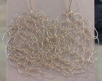 Lightweight and Dainty Wire Crochet Earrings