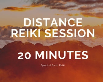 Distance Reiki Healing Session 20 Minutes