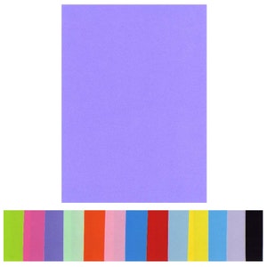 A4 CARTÓN 225gsm 20 Piezas x A4 Tarjeta Lisa Plana de Color 210mm x 297mm
