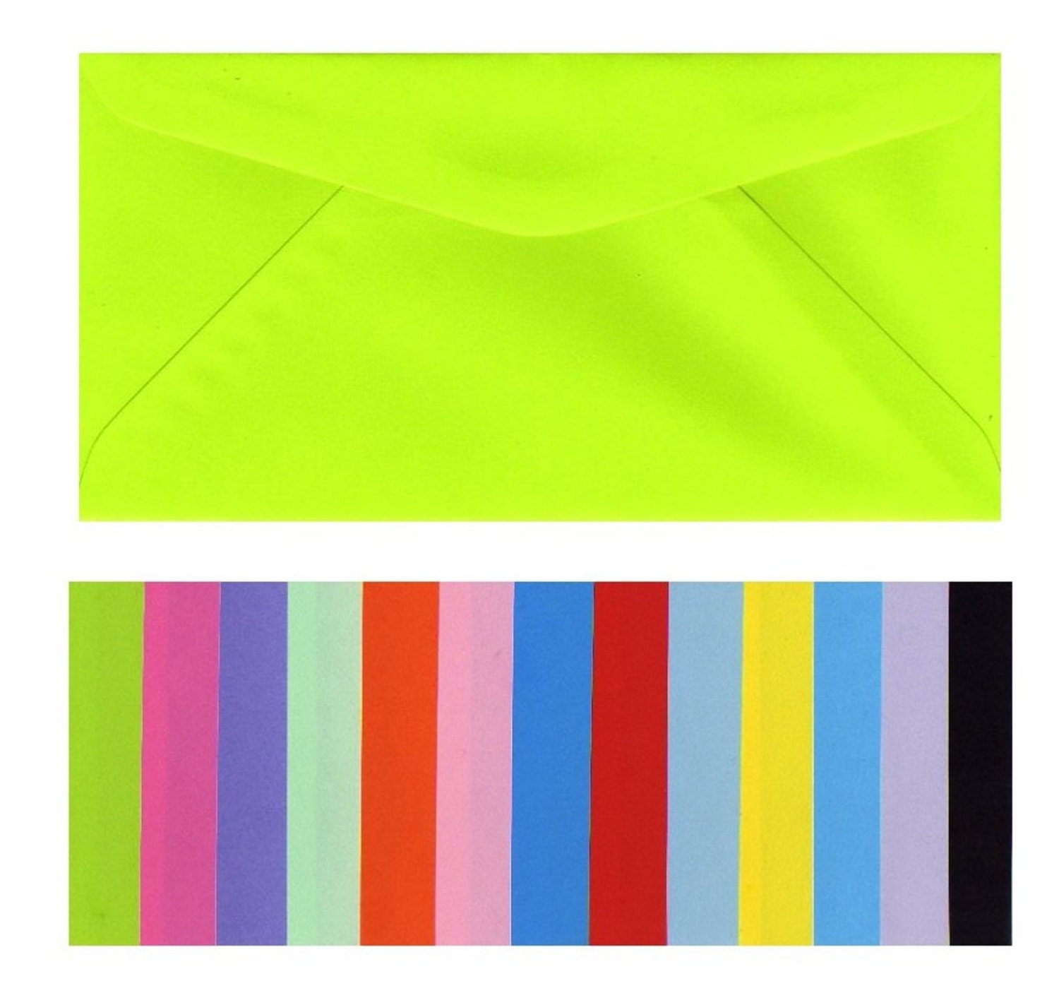 DL Envelopes X 20 Pieces 22 X 11cm 8.5 X 4.25 Inches Coloured Black