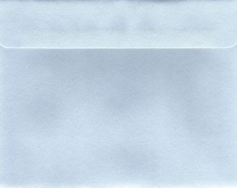 5x7 inch Blue Envelopes Textured  x 20 Pieces 130mm x 178mm Invitations Weddings Christenings