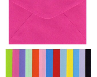 C6 Colored Envelopes, 100gsm Smooth Stationery (Pack of 20)