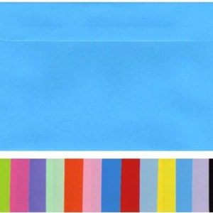 130mm x 180mm Briefumschläge Glatt Flach Verschiedene Farben x 20 Stück 130mm x 180mm Passt 100g/m Vorrat