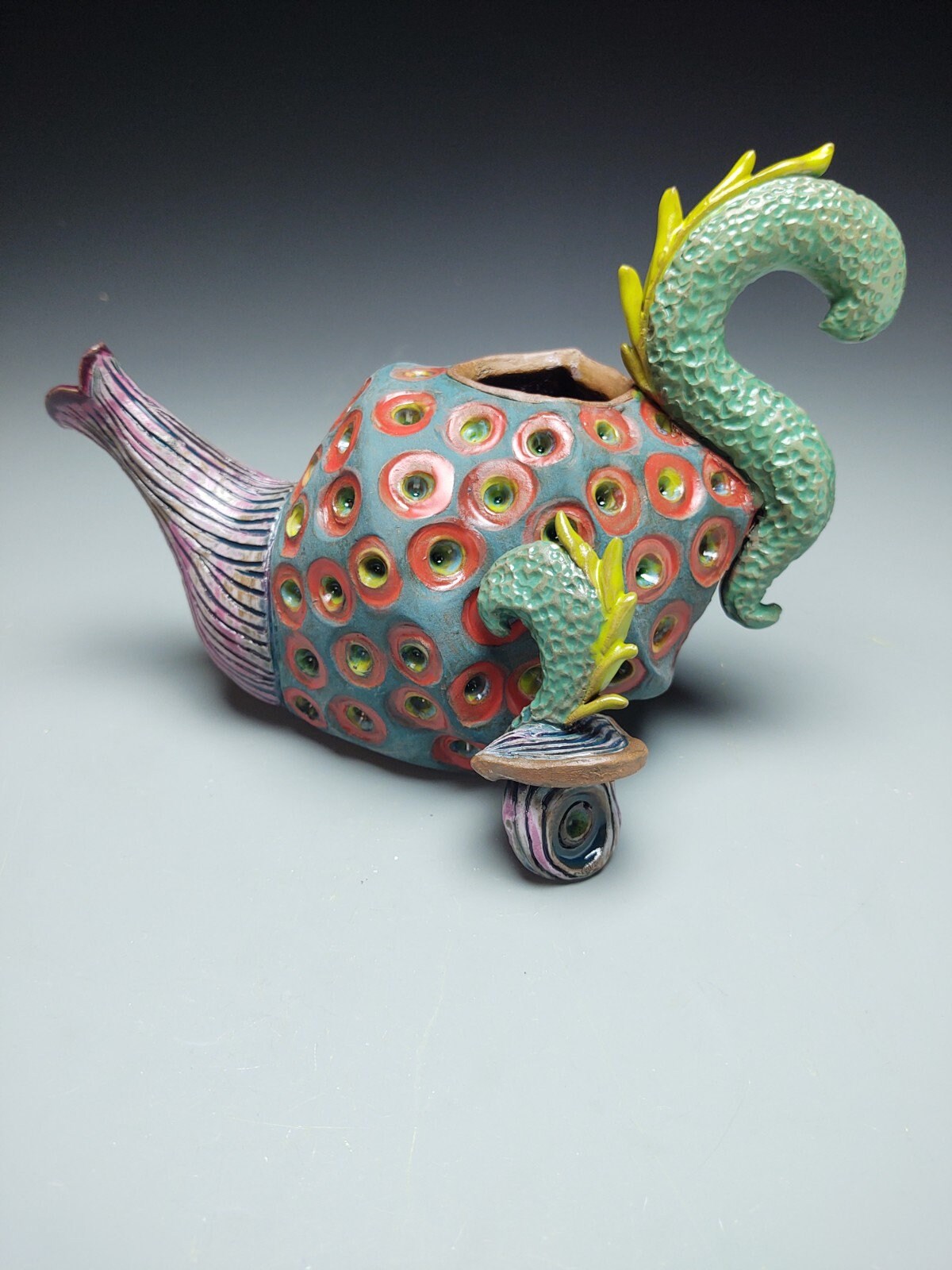 Goofy Teapot would make Dr. Seuss proud Functional but Etsy