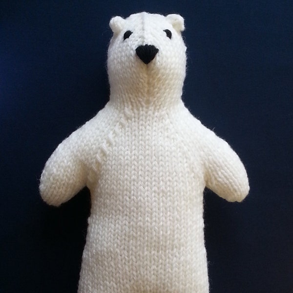 Polar Bear Knitting Pattern Instant Download PDF