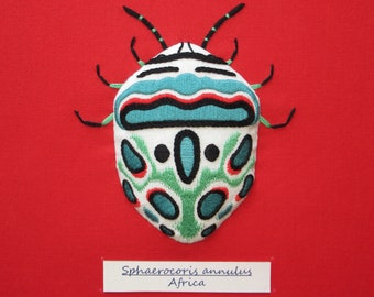 Picasso Bug Embroidery Pattern Instant Download PDF