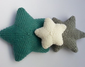 Stars Knitting Pattern Instant Download PDF