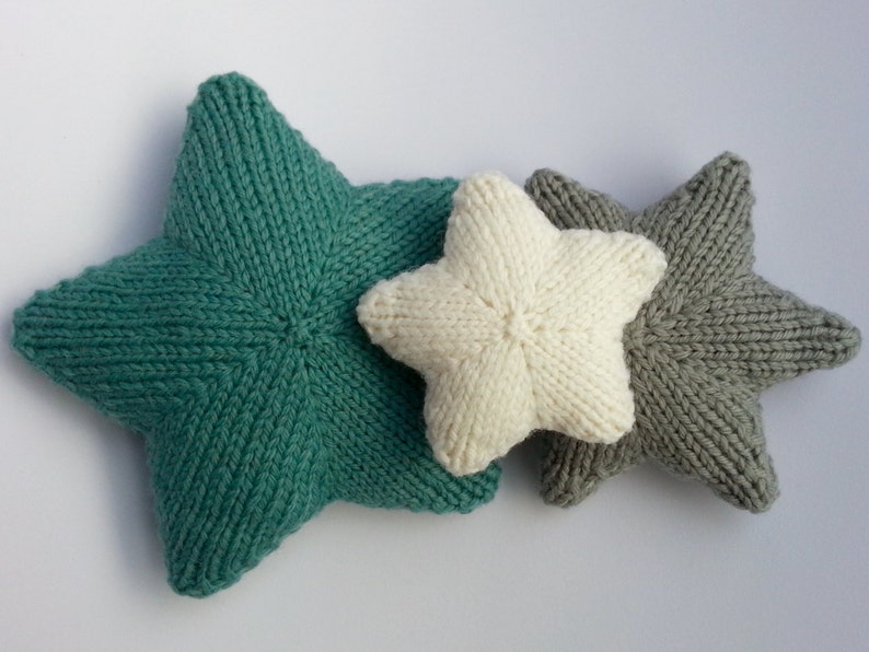 Stars Knitting Pattern Instant Download PDF image 1