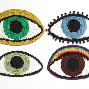 Third Eye Applique Crochet Pattern Instant Download PDF