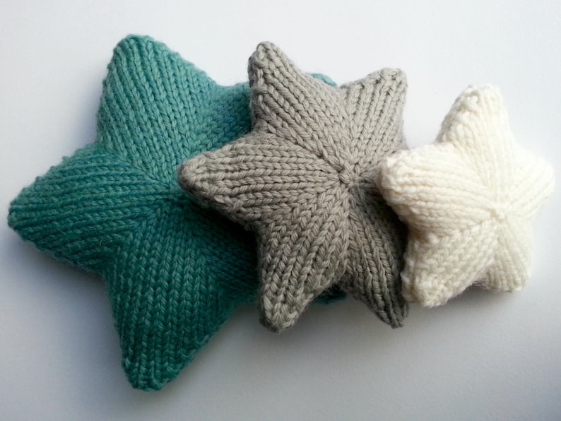 Stars Knitting Pattern Instant Download PDF image 2