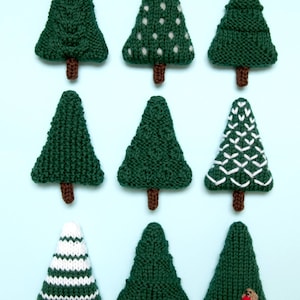 Christmas Trees 2 Knitting Pattern Instant Download PDF image 4