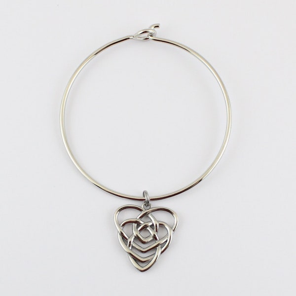 Celtic Motherhood Knot Bangle Bracelet