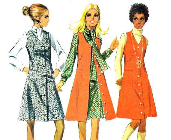 70s jumper dress