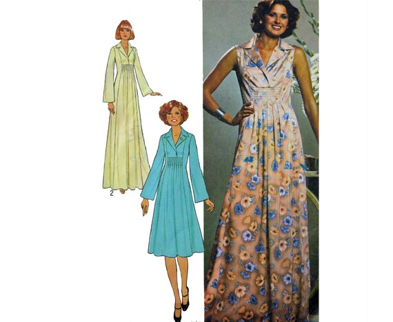Long Sleeve Maxi Dress Patterns