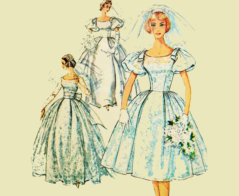 50s Wedding Dress Pattern