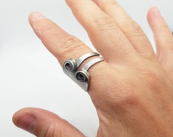 Ring Fork snake jewels silverware flatware