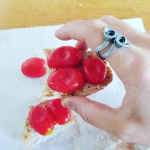 Anello Forchetta Serpente gioielli con posate