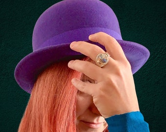 Ring Silverware with letter L