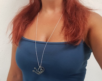 Necklace Fork Snail jewels flatware silverware