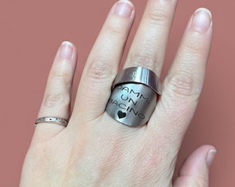 Steel Ring "Give Me a Kiss "