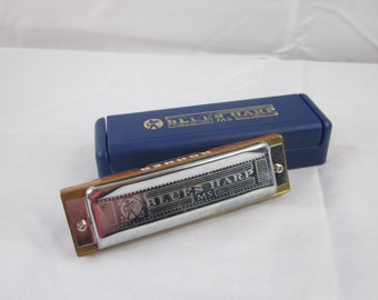 Blues Harp MS Harmonica French Mouth Harp Musical Rhythm Blue Grass Key E