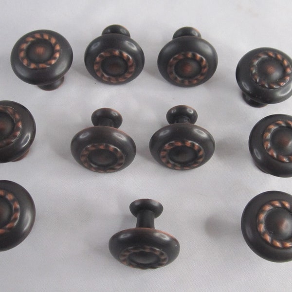 Drawer Pull Knobs Cabinet Bronze Copper Metal Restoration Projects DIY