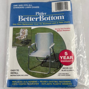 Lawn Chair Webbing Better Bottom Lounge Replacement Cover DIY