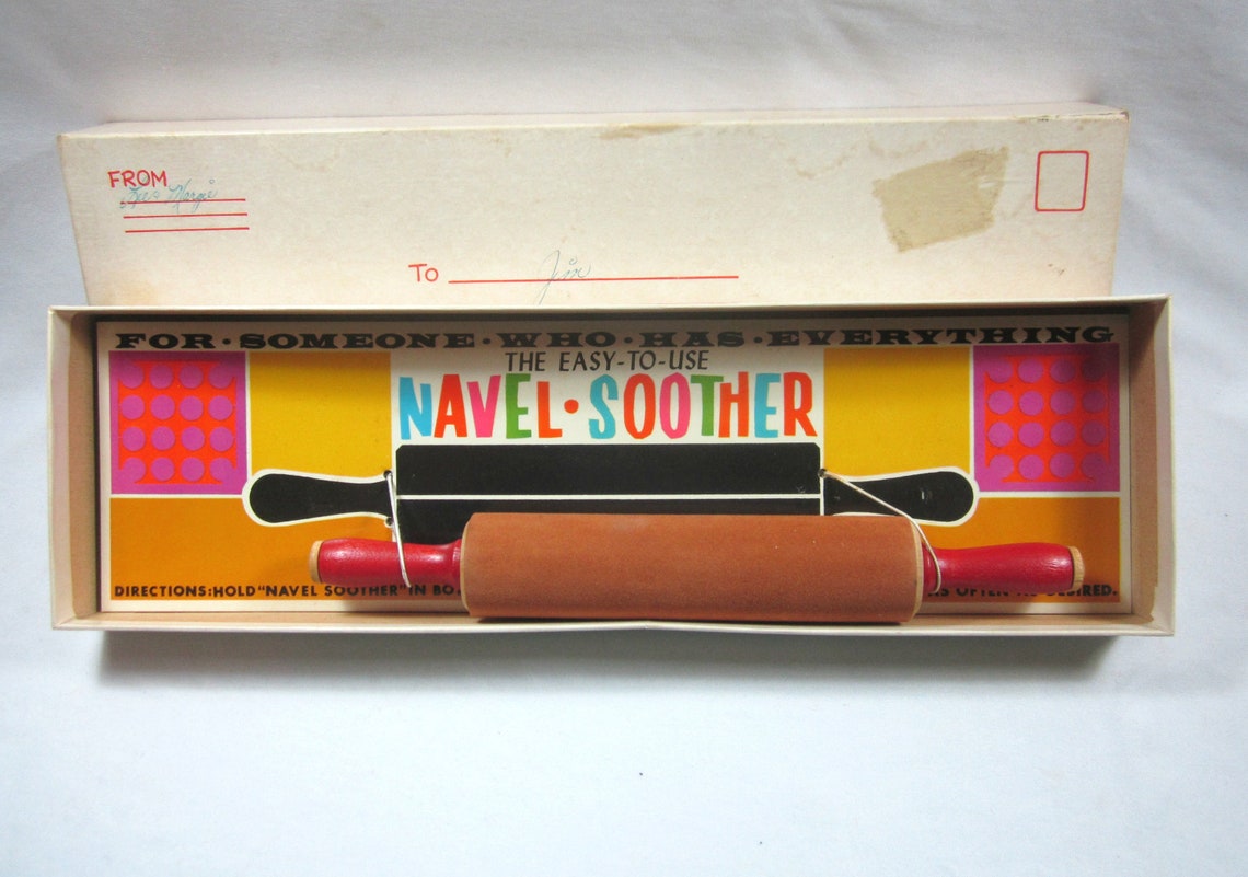 Novelty Gag Gift Navel Soother For Someone Who Has Everything Etsy