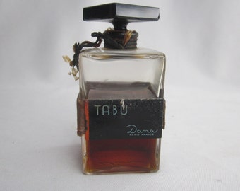 Tabu by Dana Vintage Perfume Bottle Paris France Collectible